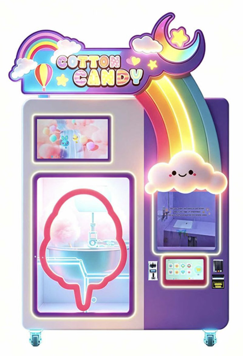Fluffy Dreams cotton candy kiosk, product view